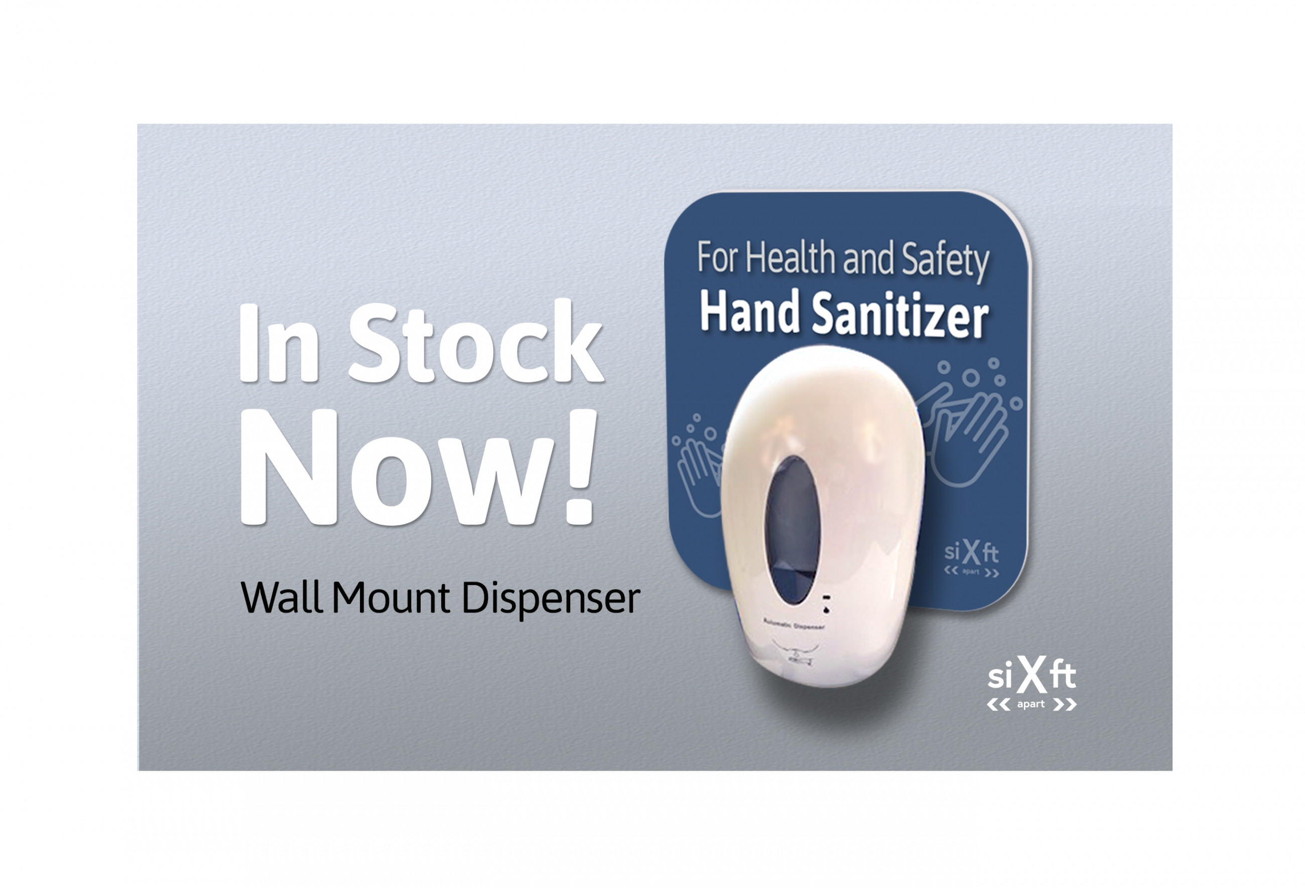 Wall-mounted dispenser Wall mount dispenser - in stock now.