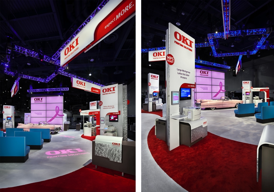 OKI Printing Solutions Trade Show Booth 03