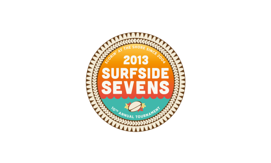 Surfside Sevens Branding begins with the logo