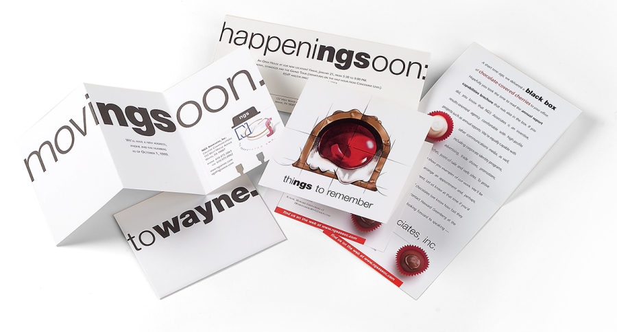 Moving Announcement, Custom Print Design and Direct Mailer