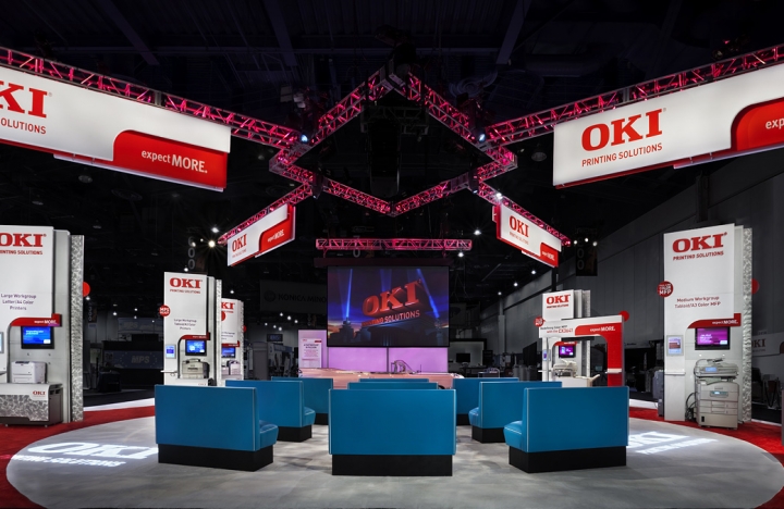 OKI Printing Solutions Trade Show Booth