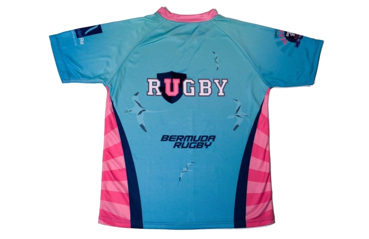 Bermuda 7s Jersey Back Sports Marketing with URugby Brand