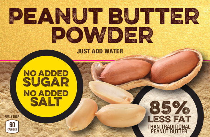 Peanut Wonder Peanut Powder hired by Macadoodle to design the product packaging for "Peanut Wonder"